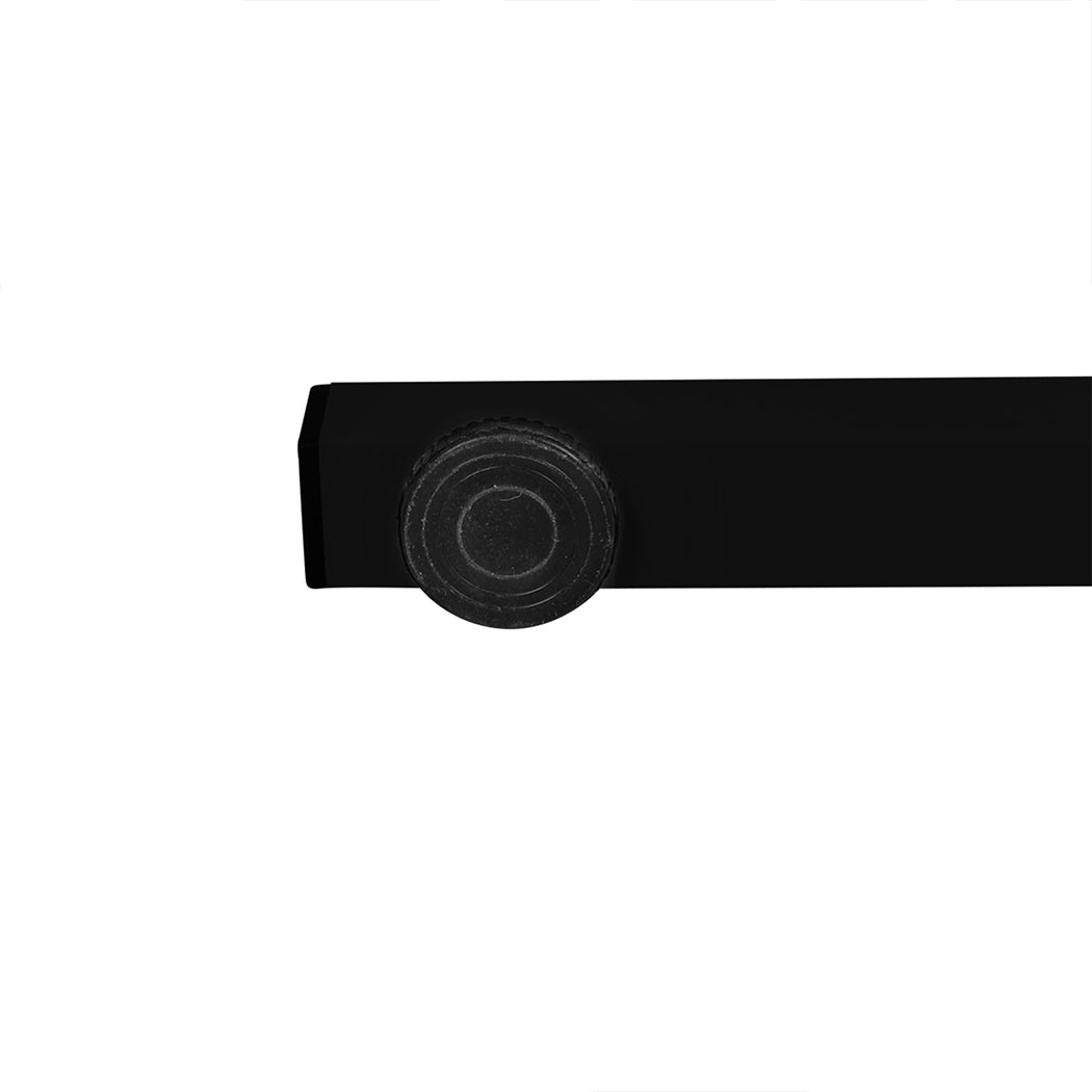 Garden Security Fence Gate Expandable Black-1886651053550735365
