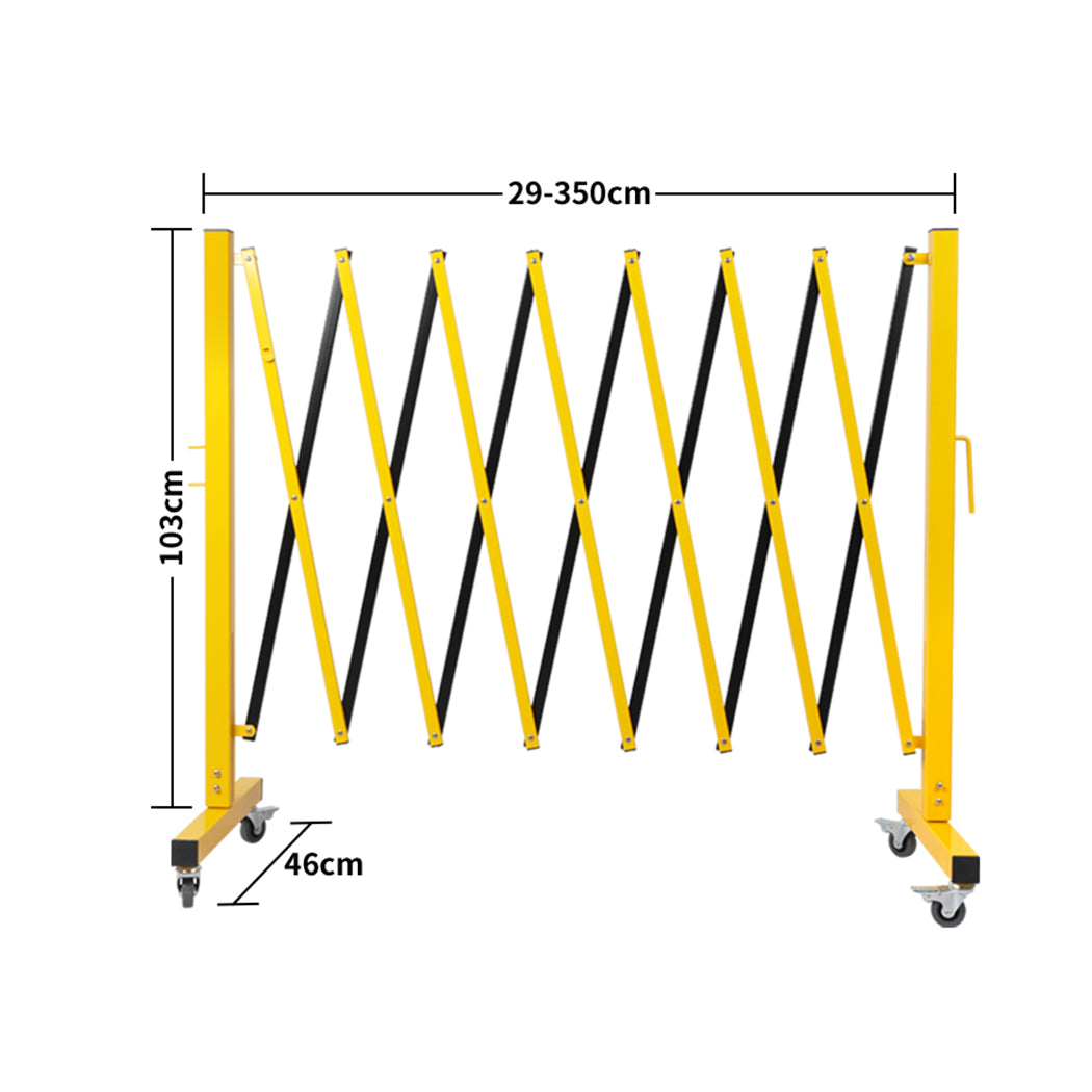 Extendable Garden Gate Mobile Security 11FT-1864184292859580418